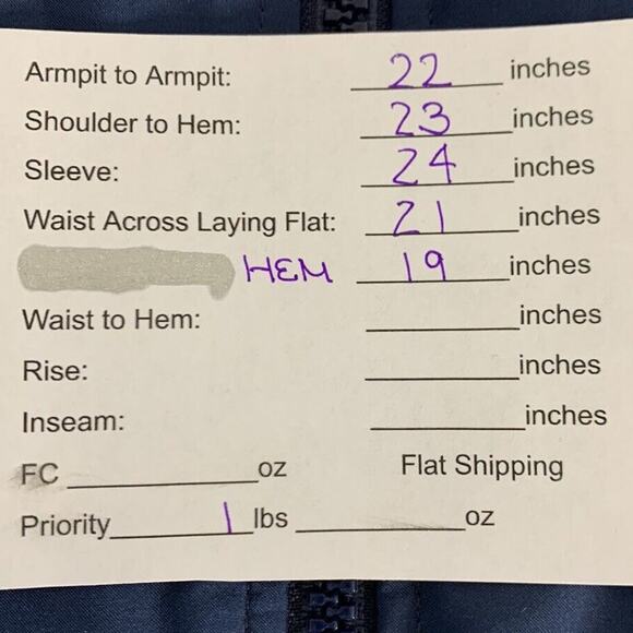 Fall Line Ski Jacket Mens Small Blue Red Waist Length Water Resistant Full Zip - Picture 3 of 12